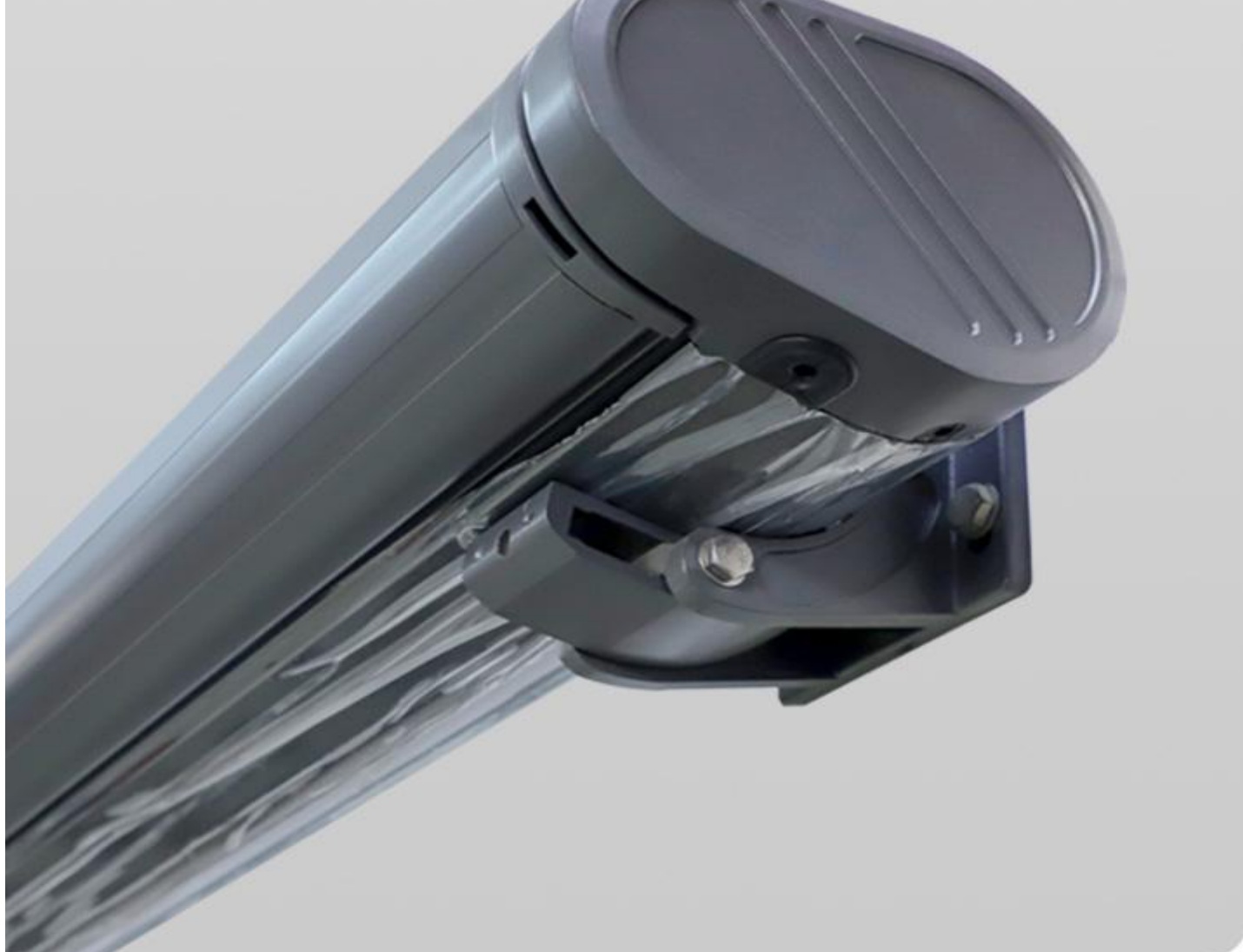T200 rounded cassette and wall-mounted support detail.